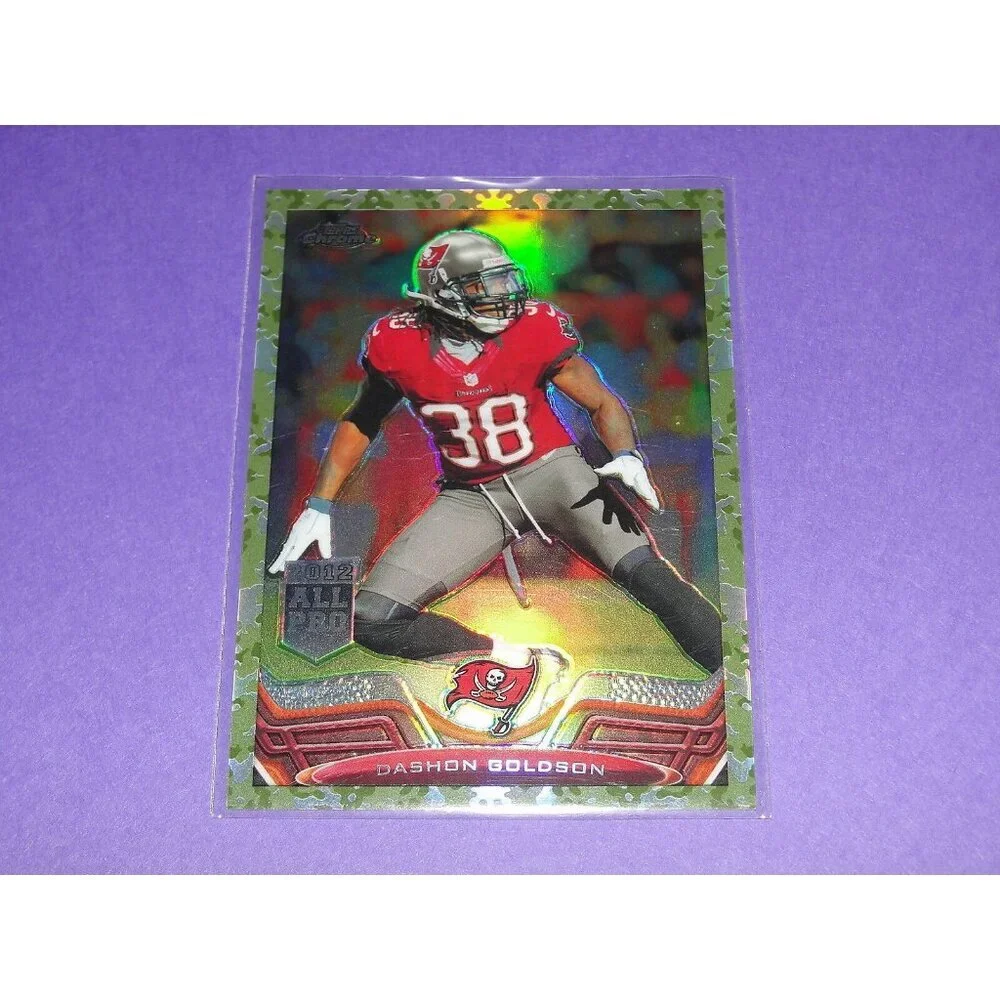 2013 Chrome DASHON GOLDSON #102 Camo Refractor SP 118/499 Buccaneers-Redskins